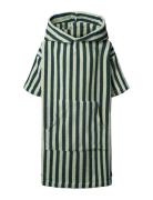 Naram Kids Poncho Home Textiles Bathroom Textiles Robes Green Bongusta