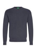 Sweater L/S Tops Sweatshirts & Hoodies Sweatshirts Navy United Colors Of Benetton