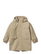 Parka Alke Jakke Frakke Beige Wheat