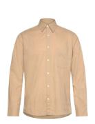 Cotton Linen Sune Shirt Tops Shirts Linen Shirts Beige Mads Nørgaard