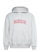 Northern Hooded Sweatshirt Tops Sweatshirts & Hoodies Hoodies Grey Makia