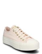 Ctas Lift Ox Pale Petal/Egret/Gold Sport Women Sport Shoes Sport Sneakers Sport Low Top Sneakers Pink Converse