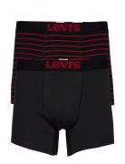 Levis Men Vintg Stripe Yd Boxer Brief 2P Boxershorts Black Levi's®