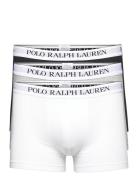 Classic Stretch-Cotton Trunk 3-Pack Boxershorts White Polo Ralph Lauren