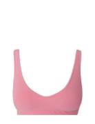 Scoop Bikini Top Swimwear Bikinis Bikini Tops Bandeau Bikinitops Pink Understatement Underwear