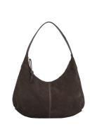 Suede Veg Gema Bag Bags Small Shoulder Bags-crossbody Bags Brown Becksöndergaard