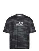 T-Shirt Tops T-Kortærmet Skjorte Black EA7