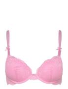 Bra Malva Push Up Valerie Lac Lingerie Bras & Tops Push Up Bras Pink Lindex