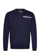 Cotton Blend-Sle-Top Tops Sweatshirts & Hoodies Sweatshirts Navy Polo Ralph Lauren