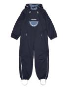 Alv Overall Spring Waterproof Outerwear Coveralls Rainwear Coveralls Navy Viking