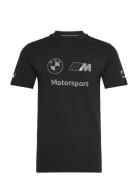 Bmw Mms Stacked Lux Logo Tee 2 Sport Men Sports Clothes Sport Tops Sport T-Skjorte Black PUMA Motorsport