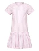 Crisp Poplin Drastina Dress Dresses & Skirts Dresses Casual Dresses Short-sleeved Casual Dresses Pink Mads Nørgaard