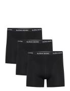 Cotton Stretch Boxer 3P Boxershorts Black Björn Borg