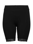 Cartime Life Shorts With Lace Jrs Bottoms Shorts Casual Shorts Black ONLY Carmakoma