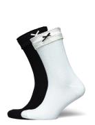 Sock 2 P Flounce Cuff Lingerie Socks Regular Socks White Lindex