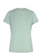 Adv Essence Ss Tee 2 W Sport Sport Clothing Sports Tops & T-shirts Sport T-Skjorte Green Craft