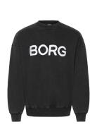 Borg Over D Logo Sweatshirt Sport Men Sport Clothing Sport Sweatshirts & Hoodies Sport Sweatshirts Black Björn Borg