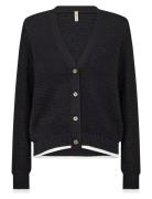 Sc-Perry Tops Knitwear Cardigans Black Soyaconcept