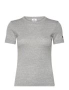 Ss Tee Sport Women Sport Clothing Sports Tops & T-shirts Sport T-Skjorte Grey Champion