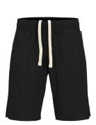 Jpstkarl Interlude Plisse Shorts Mid Bottoms Shorts Sweat Shorts Black Jack & J S