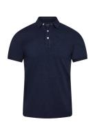 Bs Taketomi Regular Fit Polo Shirt Tops Polos Short-sleeved Navy Bruun & Stengade