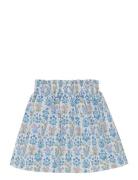 Skirt In Liberty Fabric Dresses & Skirts Skirts Short Skirts Blue Huttelihut