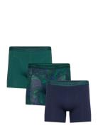 Cotton Stretch Boxer 3P Boxershorts Green Björn Borg