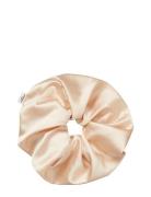 Luster Scrunchie Accessories Hair Accessories Scrunchies Beige Becksöndergaard