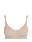 Ll Triangle  Lingerie Bras & Tops Soft Bras Non Wired Bras Beige Tommy Hilfiger