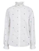 Nujune Shirt Tops Shirts Long-sleeved White Nümph