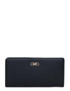 Lg Slim Snap Wallet Bags Card Holders & Wallets Wallets Black Michael Kors