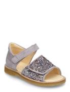 Sandals - Flat - Open Toe - Clo Shoes Summer Shoes Sandals Purple ANGULUS