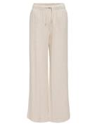 Kogsiesta Pull-Up Linen Blend Pnt Noos Bottoms Trousers Cream Kids Only