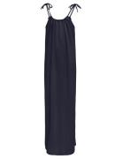 Kogkean S/L Long Beach Dress Jrs Dresses & Skirts Dresses Casual Dresses Sleeveless Casual Dresses Navy Kids Only
