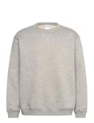 Slhrelax-Sigurd Crew Neck Sweat Tops Sweatshirts & Hoodies Sweatshirts Grey Selected