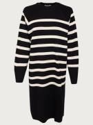 Object Collectors Item - Strikkjoler - Black Sandshell - Objester L/S Knit Dress Noos - Kjoler