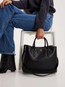 Lauren Ralph Lauren - Håndtasker - Black - Marcy 36-Satchel-Large - Tasker - Handbags