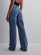 JdY - Wide leg jeans - Medium Blue Denim - Jdymaya High Waist Wide Jeans Dnm N - Jeans