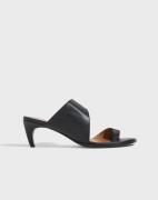 ATP ATELIER - Sort - Trivento Nappa Cutout Heeled Sandals