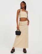 Vero Moda - Beige - Vmmathilde Lw Straight Maxi Skirt D