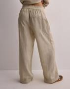 Only - Beige - Onltokyo Hw Linen Blend Pant Pnt No