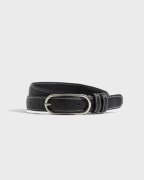 BECKSÖNDERGAARD - Sort - Glossy Nola Leather Belt