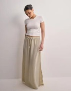 JDY - Beige - Jdydivya Life Hw Maxi Slit Skirt Wv