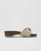 Scholl - Hvid - Sl Pescura Heel Cork Suede