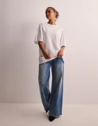 Only - Hvid - Onllucy Life S/S Bling Top Box Jrs