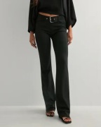 Nelly - Sort - Belted Jersey Pants