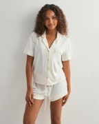 Hunkemöller - Hvid - Jacket Ss Jersey Essential