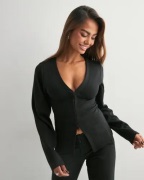 Nelly - Sort - Waist Focus Cardigan