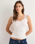 Vero Moda - Hvid - Vmrosa Sl Top Ga Jrs Noos