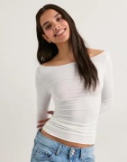 Nelly - Hvid - Ultra Soft LS Top